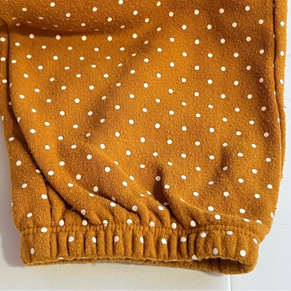 OLD NAVY Girls Sweatpants XL Large Logo Gold Dots Pockets Causal Lounge Pants - Picture 7 of 9